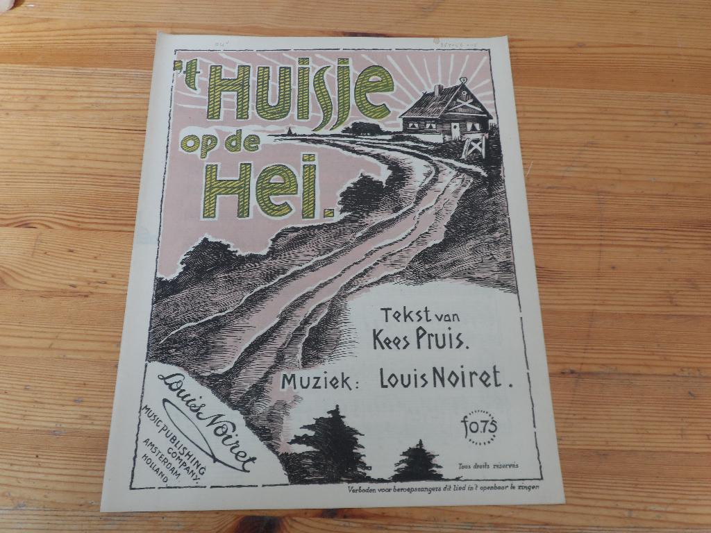 Het huisje op de hei - louis noiret / kees pruis, Zang, Ophalen of Verzenden, Zo goed als nieuw, Artiest of Componist