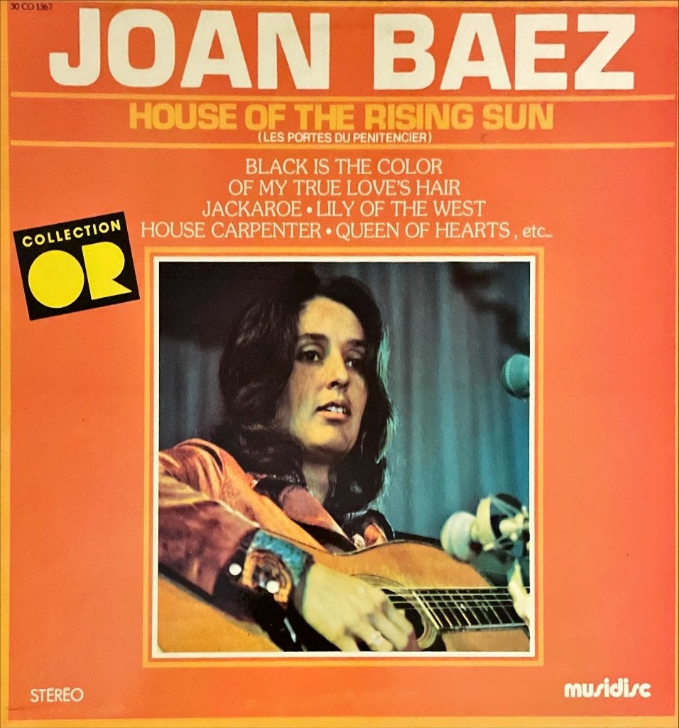 Joan Baez – House Of The Rising Sun, Cd's en Dvd's, Vinyl | Pop, LP, Gebruikt, Ophalen of Verzenden, Inclusief binnenhoes