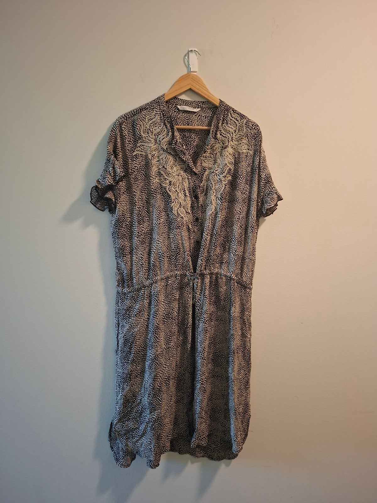 Summum Woman Amsterdam Jurk met korte mouwen, maat 44, Ophalen of Verzenden, Zo goed als nieuw, Maat 42/44 (L), Knielengte