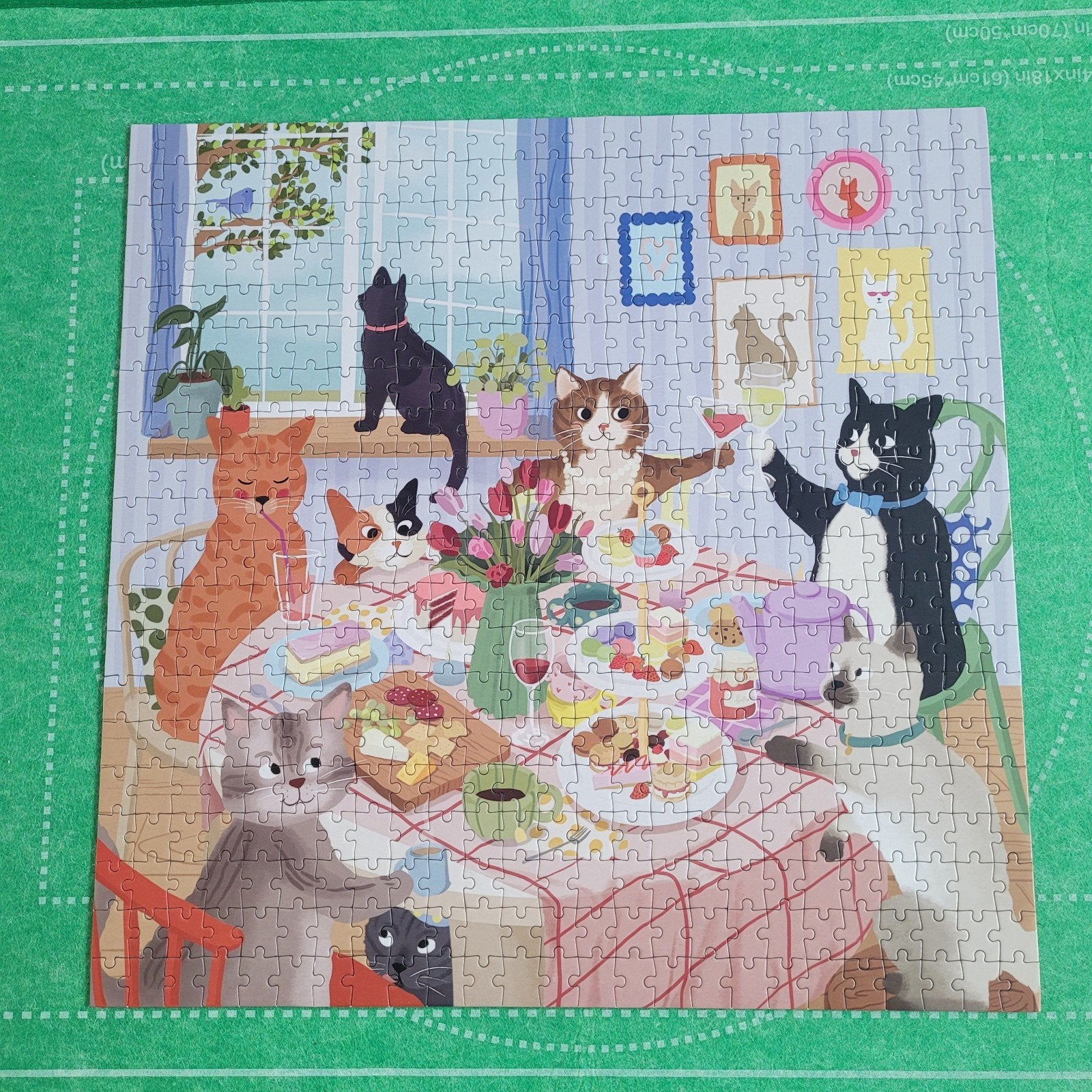 puzzel 500 stukjes 40 x 40 cm, Ophalen, 500 t/m 1500 stukjes, Zo goed als nieuw