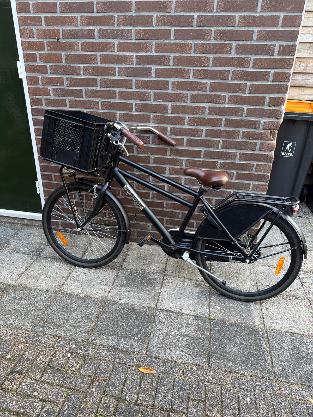 Popal Daily Dutch Basic fiets met krat, Gebruikt, Velgrem, Versnellingen, 50 tot 53 cm
