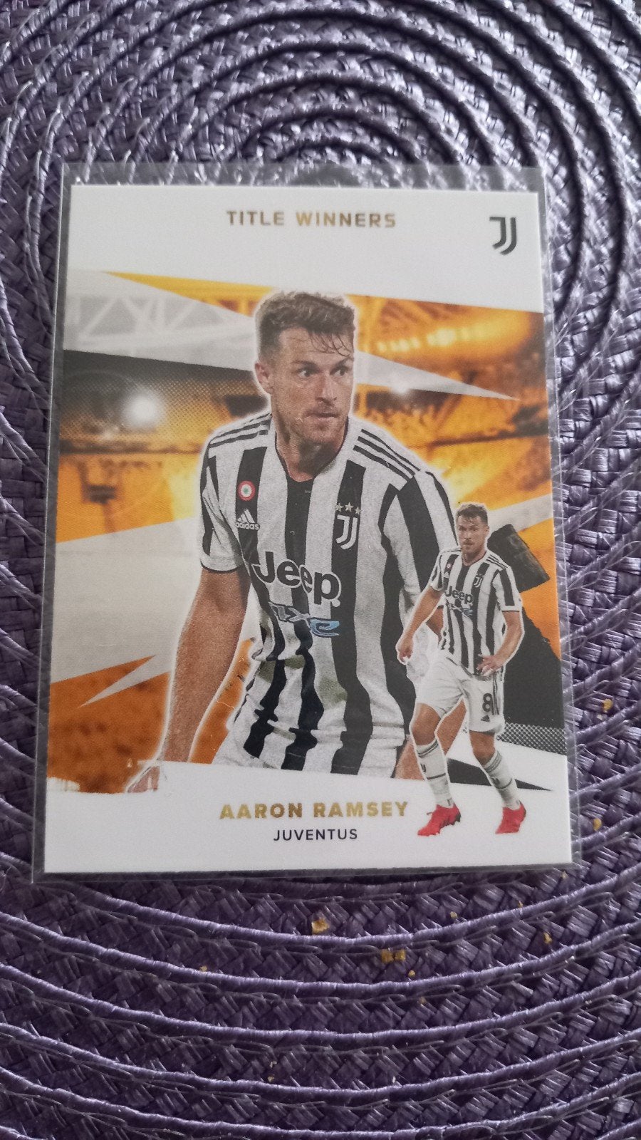 Aaron Ramsey Juventus Topps Spelerskaart, Ophalen of Verzenden, Zo goed als nieuw, Buitenlandse clubs, Spelerskaart