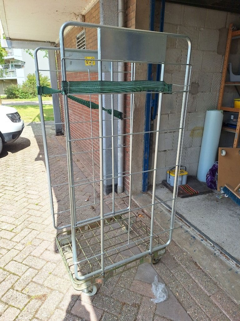 Rolcontainer, 100 liter of meer, Ophalen, Gebruikt, Transportkar