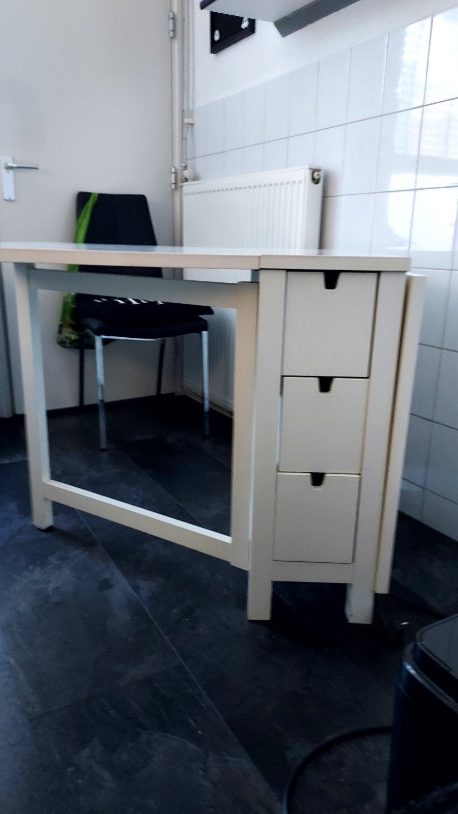 Ikea Inklapbare Tafel met 6 Lades - Keuken Geschikt, Ophalen, Gebruikt, 100 tot 150 cm, 50 tot 100 cm