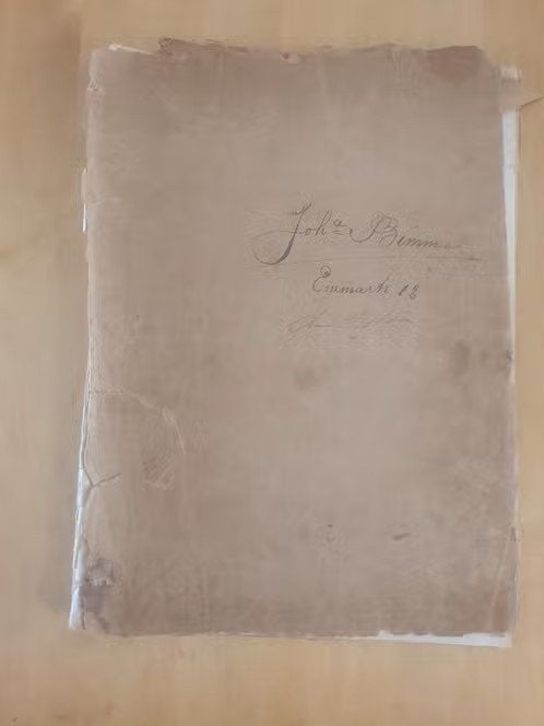 bladmuziek 1919 met de hand en inkt Johan Bimmel Den Helder., Ophalen, Artiest of Componist, Piano