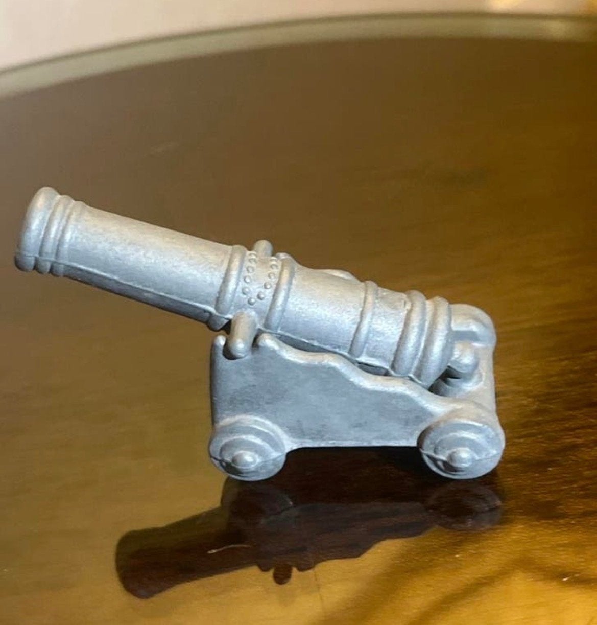 Gedetailleerd Miniatuur Kanon van Tin - 7 cm, Ophalen of Verzenden