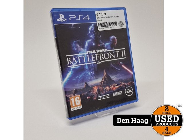 Star Wars: Battlefront II | PS4 Game, Sony, Zo goed als nieuw, Support@sony.com, 1-7-1 Konan, Minato-ku
Tokyo 108-0075
Japan