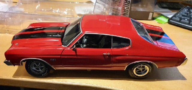 1970 Chevy Chevelle SS 396 1/18, Ophalen of Verzenden, Nieuw, Auto, Overige merken