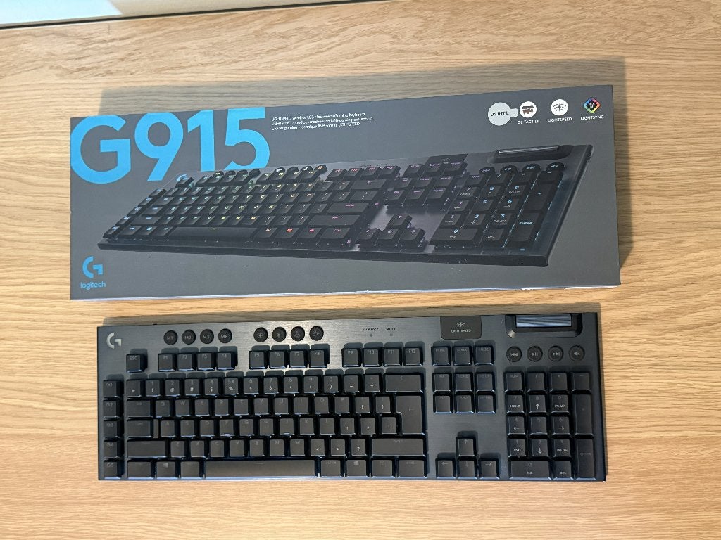 Logitech G915 Wireless Gaming Toetsenbord, Ophalen of Verzenden, Zo goed als nieuw, PC, Logitech