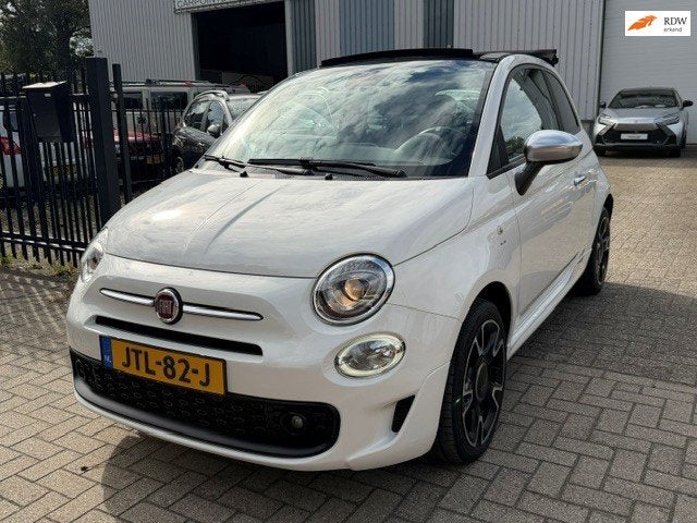 Fiat 500 C 1.0 Hybrid Launch Ed. Clima Cruise PDC Stoelverwa, Auto's, Voorwielaandrijving, Dealer onderhouden, Gebruikt, Cabriolet