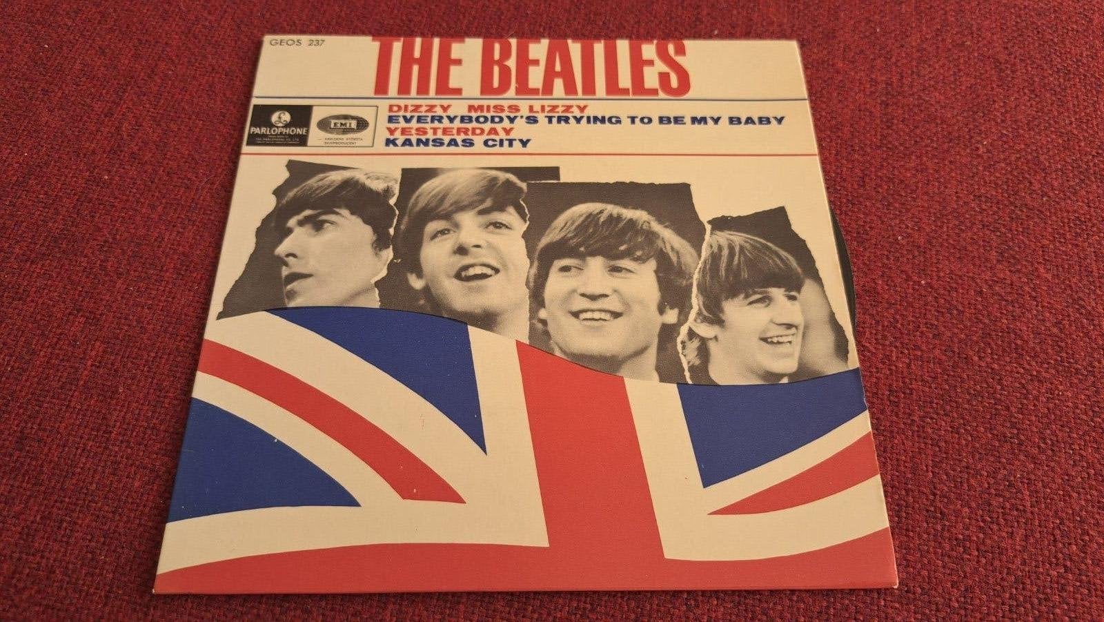The Beatles Dizzy Miss Lizzy EP Zweden, EP, Ophalen of Verzenden, EP