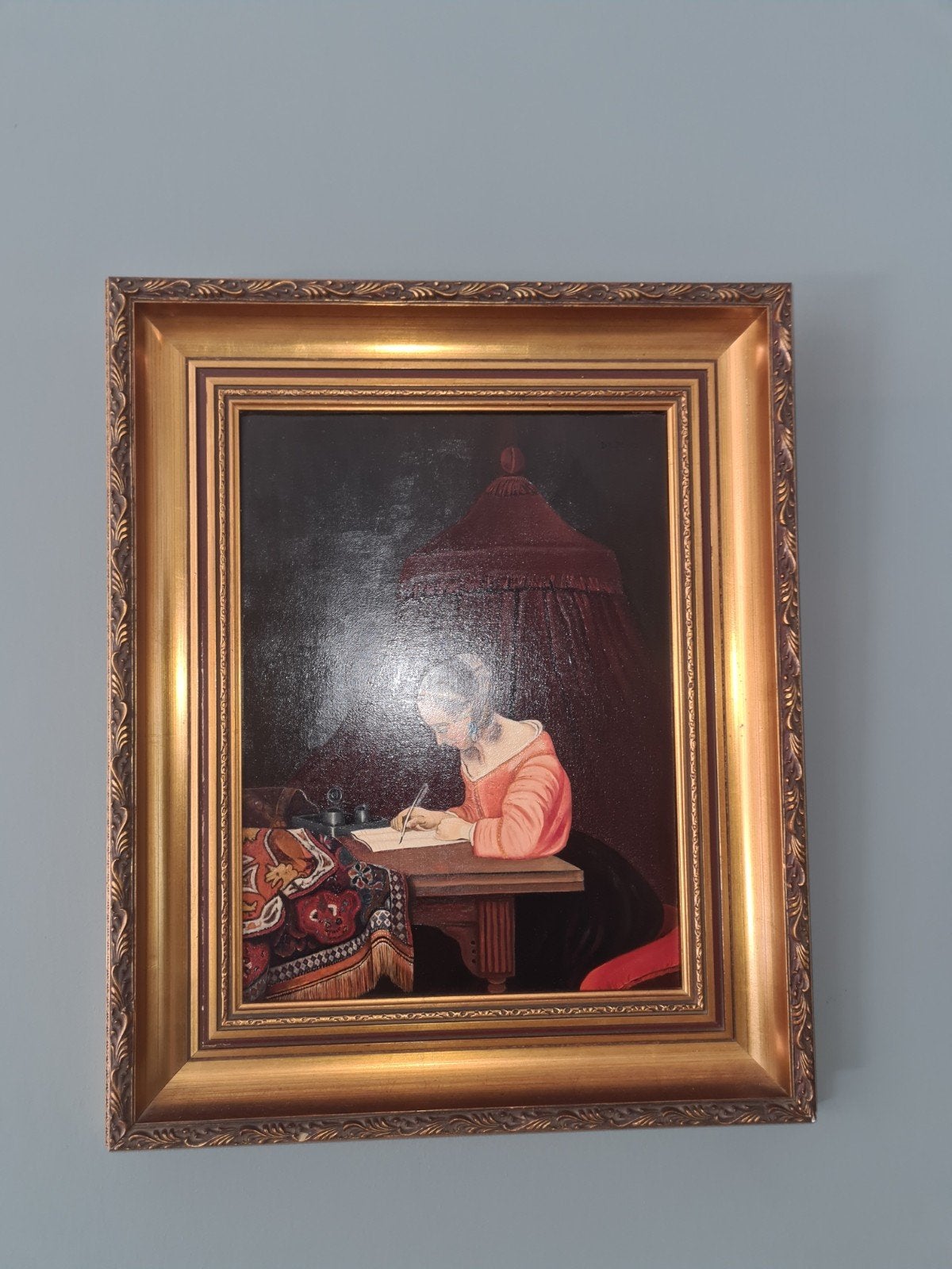 Schitterend Schilderij in Zeer Goede Staat, Antiek en Kunst, Kunst | Schilderijen | Klassiek, Ophalen, Ingelijst, Doek, Portret of Personen
