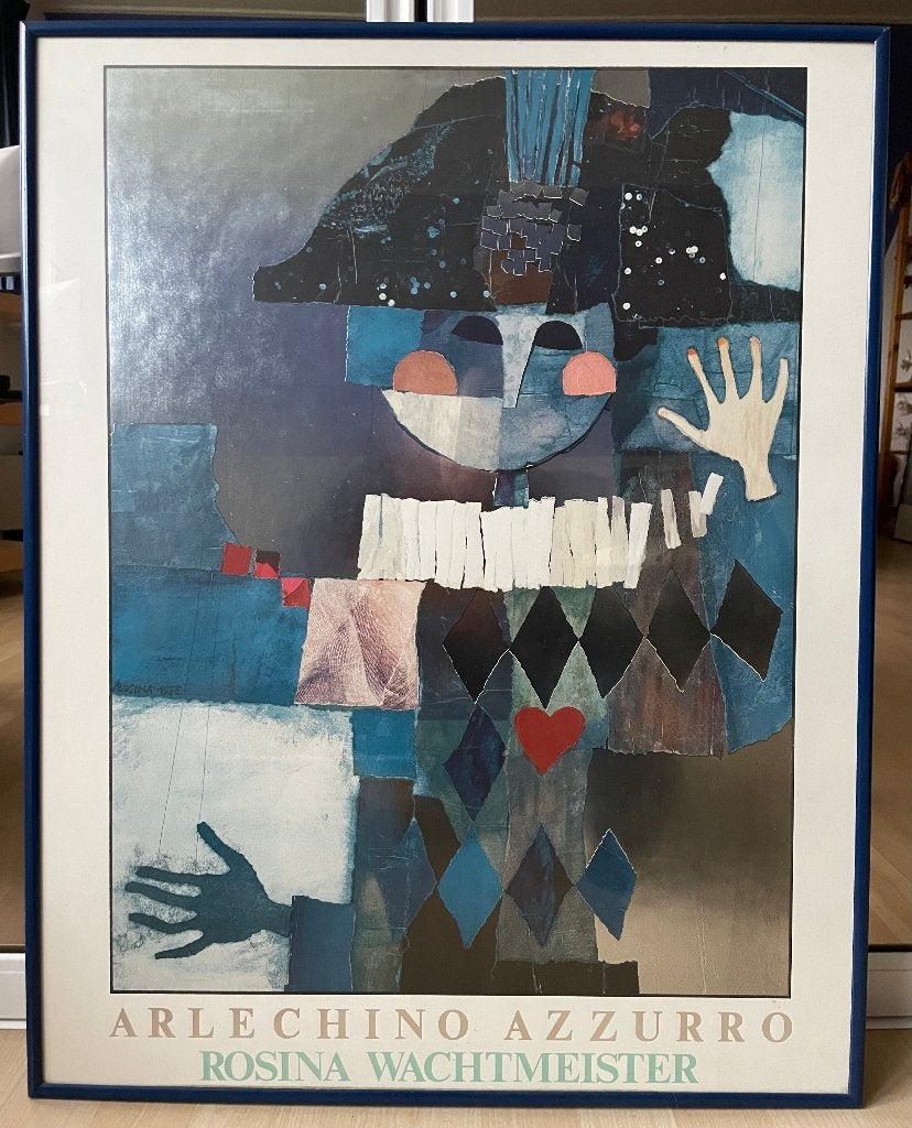 reproductie rosina wachtmeister Arlecchino Azzurro € 20,00, Ophalen