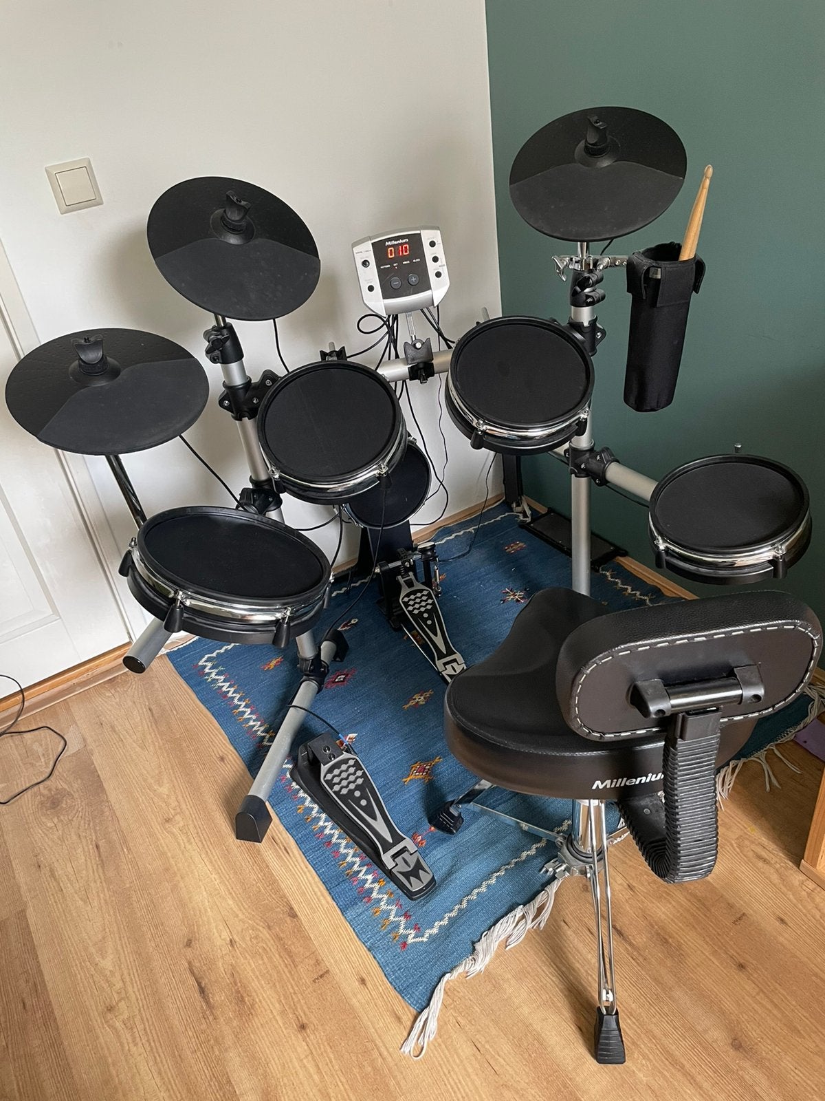 Elektronisch drumstel Millenium MPS-150X E-Drum Mesh Set, Muziek en Instrumenten, Drumstellen en Slagwerk, Ophalen, Gebruikt, Overige merken