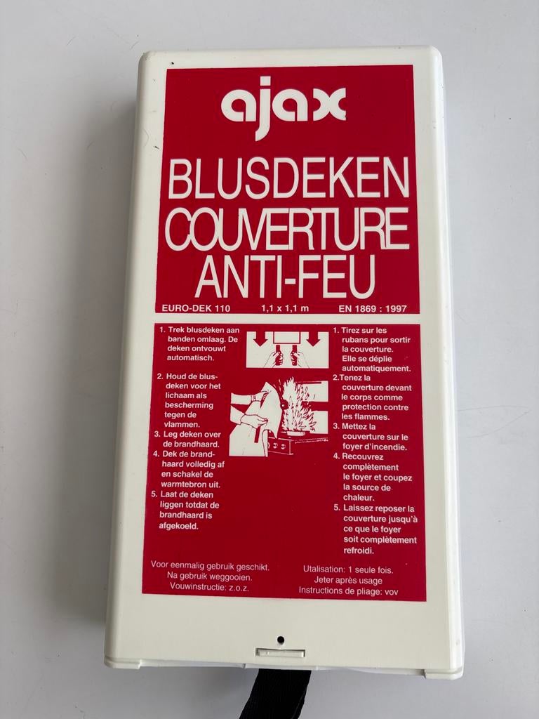 Ajax Blusdeken 1.1 x 1.1 m - Nieuw in verpakking, Ophalen of Verzenden, Nieuw, Overige typen, Overige soorten