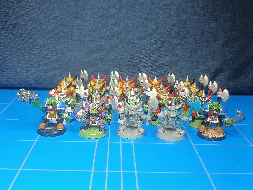 Warhammer 40k Space Orks Goffs Orks, Gebruikt, Warhammer, Ophalen of Verzenden, .