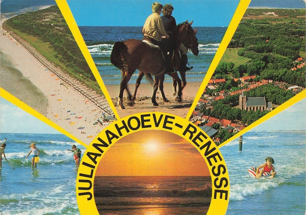 Renesse, Julianahoeve, Ophalen of Verzenden, 1980 tot heden, Gelopen, Zeeland