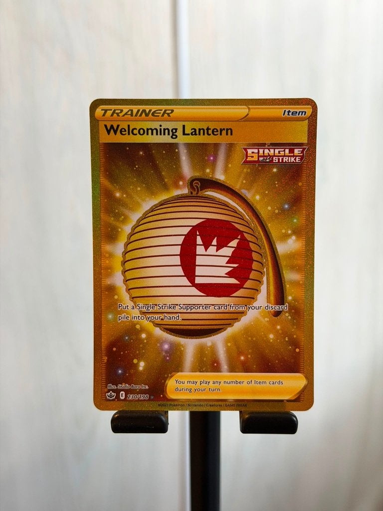 Welcoming Lantern 230/198 Secret Rare Chilling Reign NM, Verzenden, Nieuw, Losse kaart, Foil
