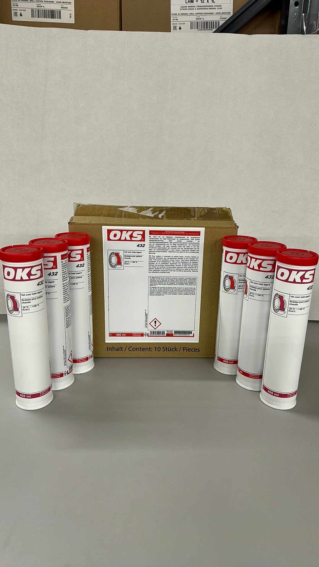 6x OKS 432 Vet voor hete lagers 400ml - NLGI 2, Verzenden