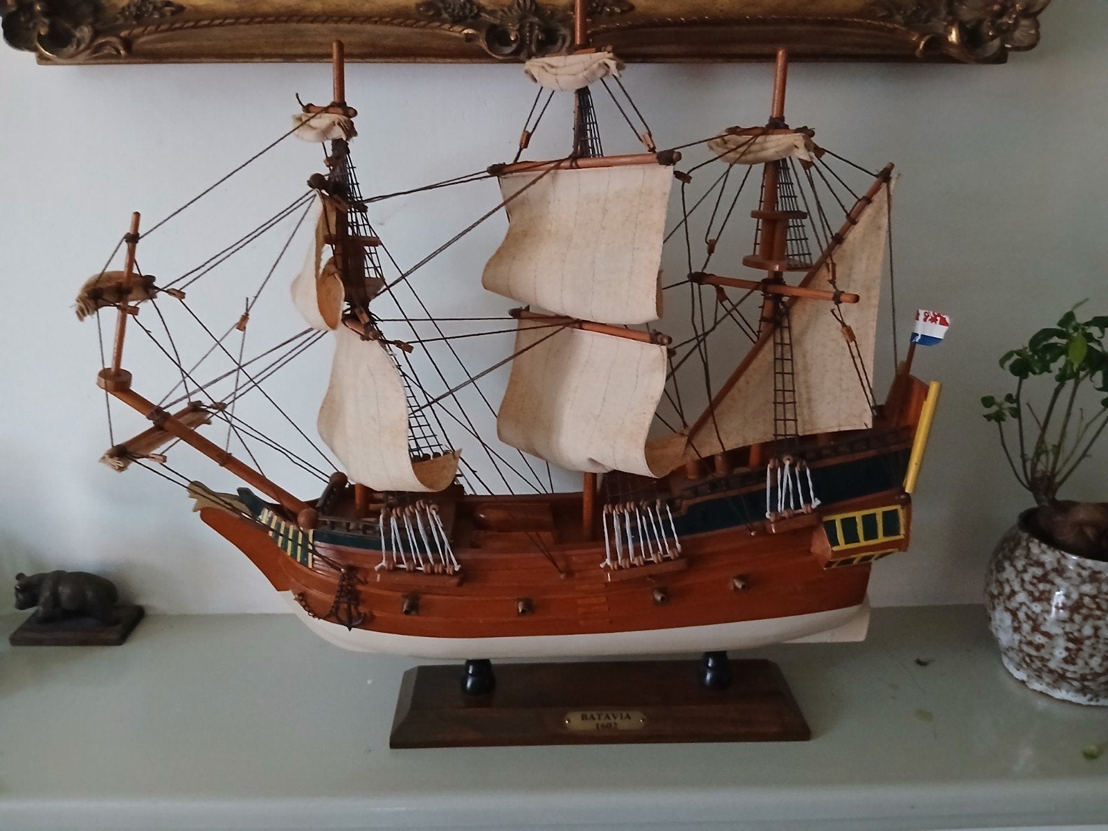 Modelboot batavia, Ophalen