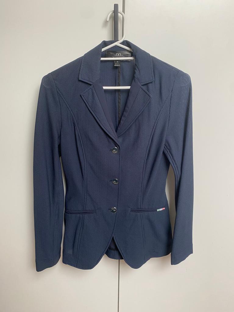 Blauw XS Alessandro Albanese platinum wedstrijd jasje, Ophalen of Verzenden, Zo goed als nieuw, Dressuur, Bovenkleding
