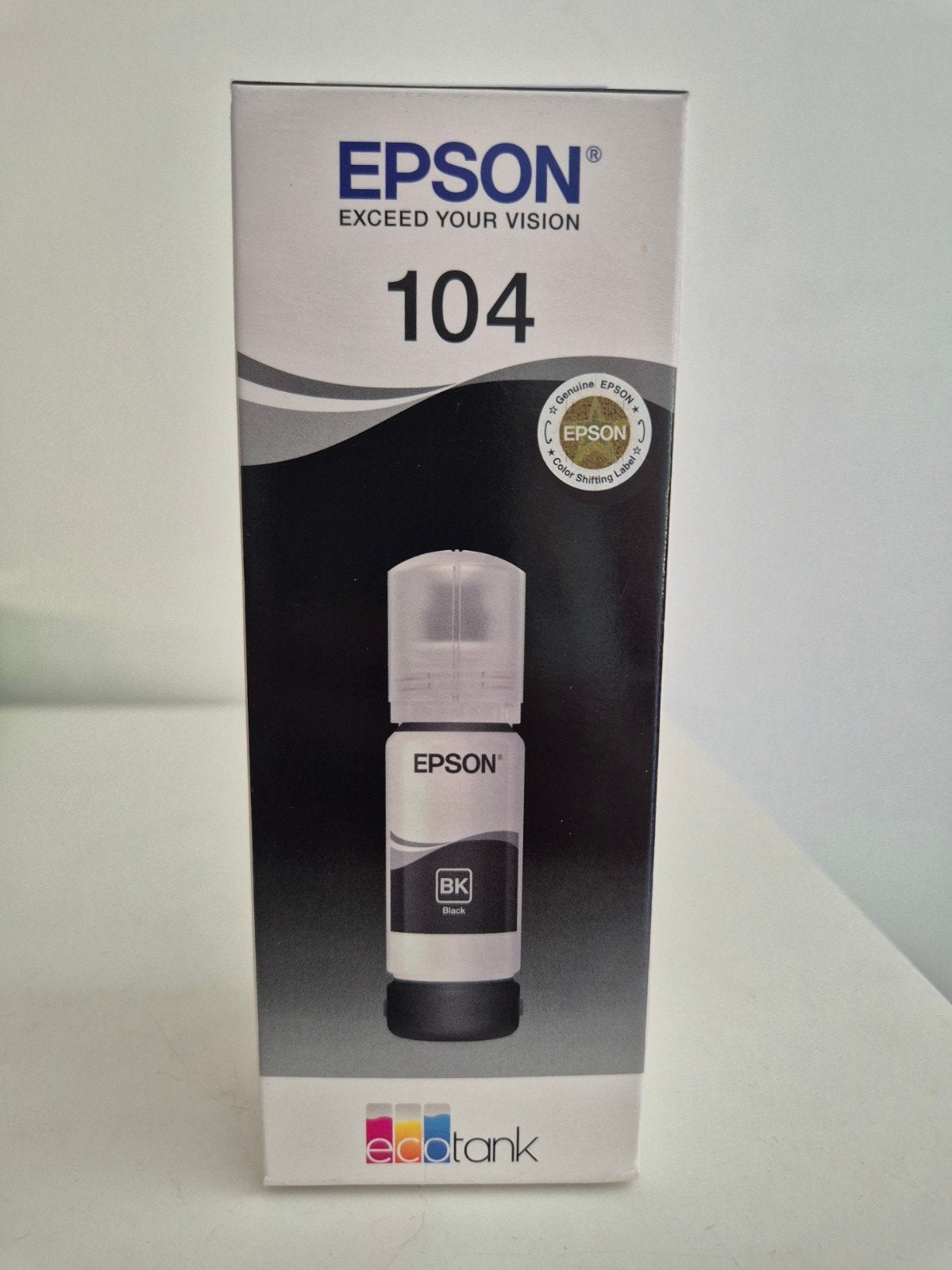 Epson 104 EcoTank Zwarte Inktfles - Origineel, Nieuw, Ophalen of Verzenden, Nieuw, Cartridge, Epson