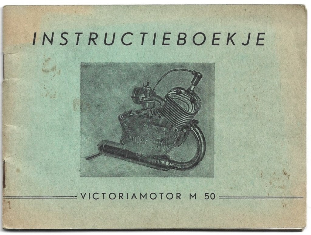 Victoria M50 Vicky III en MFB instructieboek bromfiets, Fietsen en Brommers, Verzenden, Zo goed als nieuw