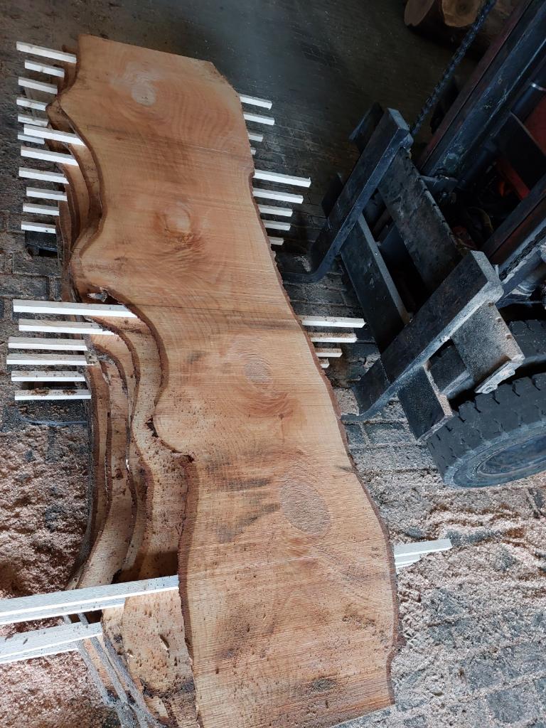 Essen schaaldelen en balken, Doe-het-zelf en Verbouw, Hout en Planken, Ophalen, Nieuw, Plank, Overige houtsoorten