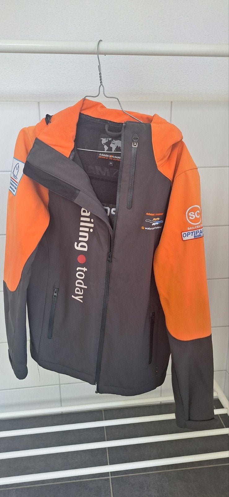 Heren softshell jas Maersk Sailing Today - Maat M, Maersk, Maat 48/50 (M), Oranje, Ophalen of Verzenden