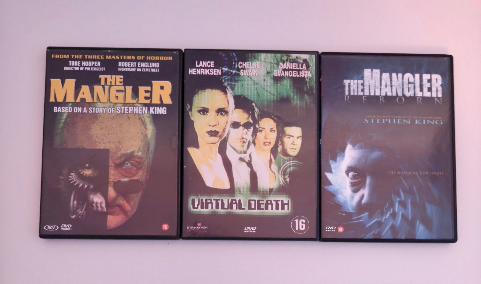 The Mangler Trilogy DVD Stephen King Robert Englund, Engels, Vanaf 16 jaar, Nederlands, Ophalen of Verzenden