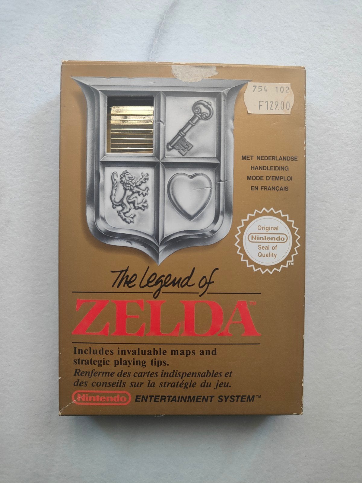 The Legend of Zelda NES – ori. Europese PAL NES-ZL-FRA / FAH, Avontuur en Actie, Gebruikt, 1 speler, Ophalen of Verzenden
