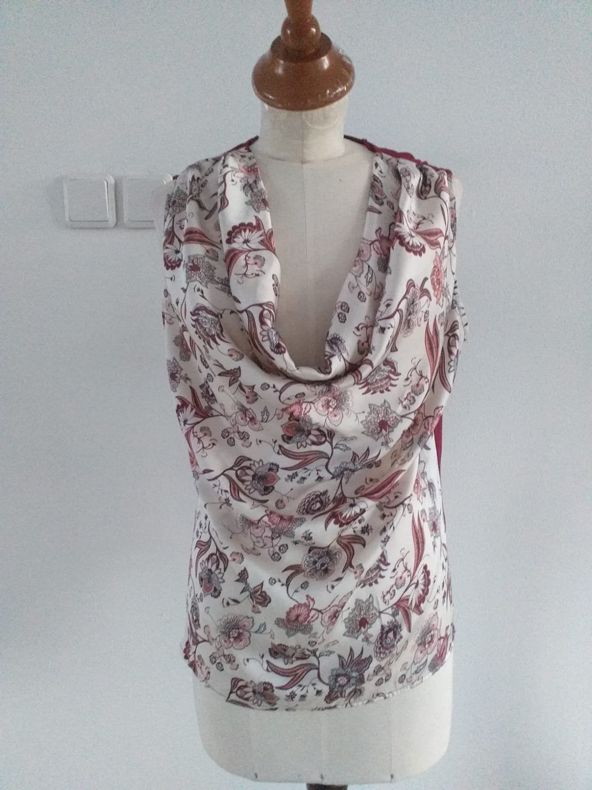 MS Mode Top Maat 40/42 met Bloemenprint, Kleding | Dames, Meerkleurig, Ophalen of Verzenden, Zo goed als nieuw, MS Mode