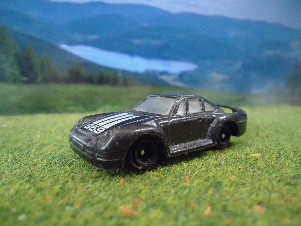 1:69 Porsche 959 - Welly antracietgrijs-metallic, Ophalen of Verzenden, Gebruikt, Auto