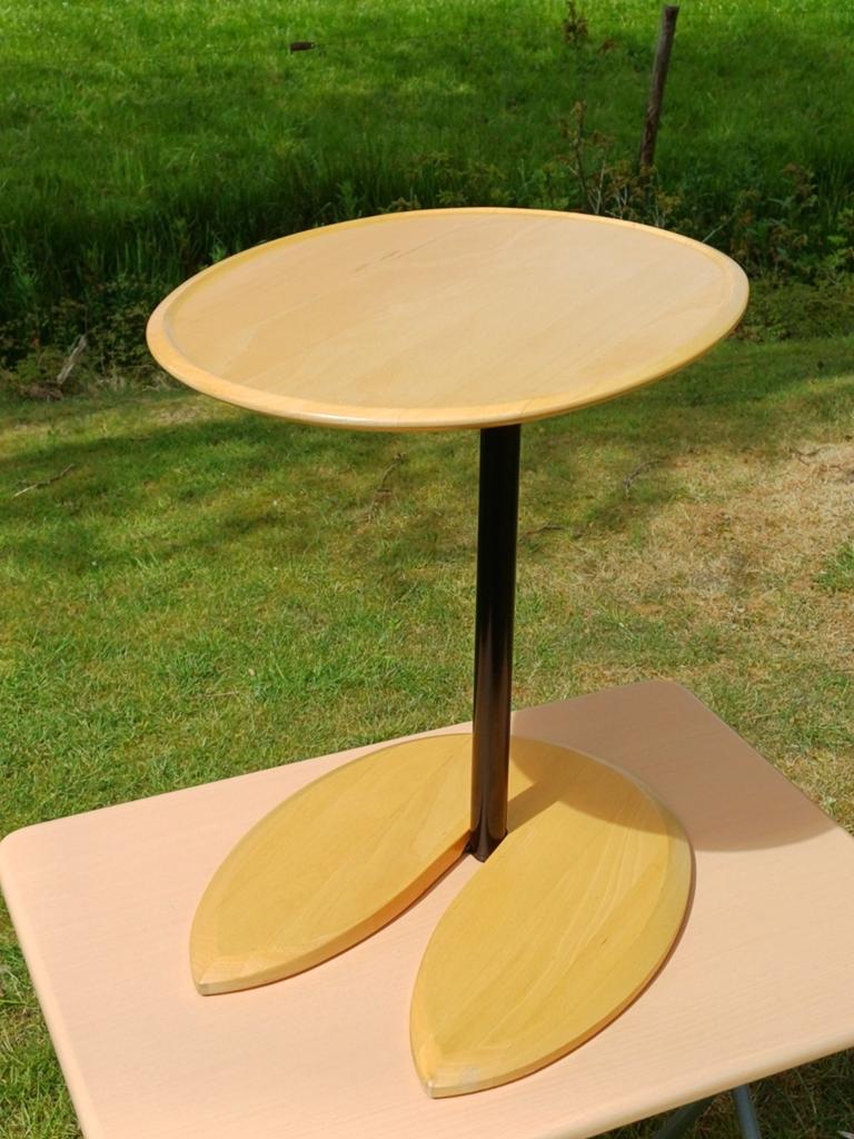 Stressless Ellipse bijzettafel - in hoogte verstelbaar, Huis en Inrichting, Minder dan 55 cm, Ophalen of Verzenden, Zo goed als nieuw