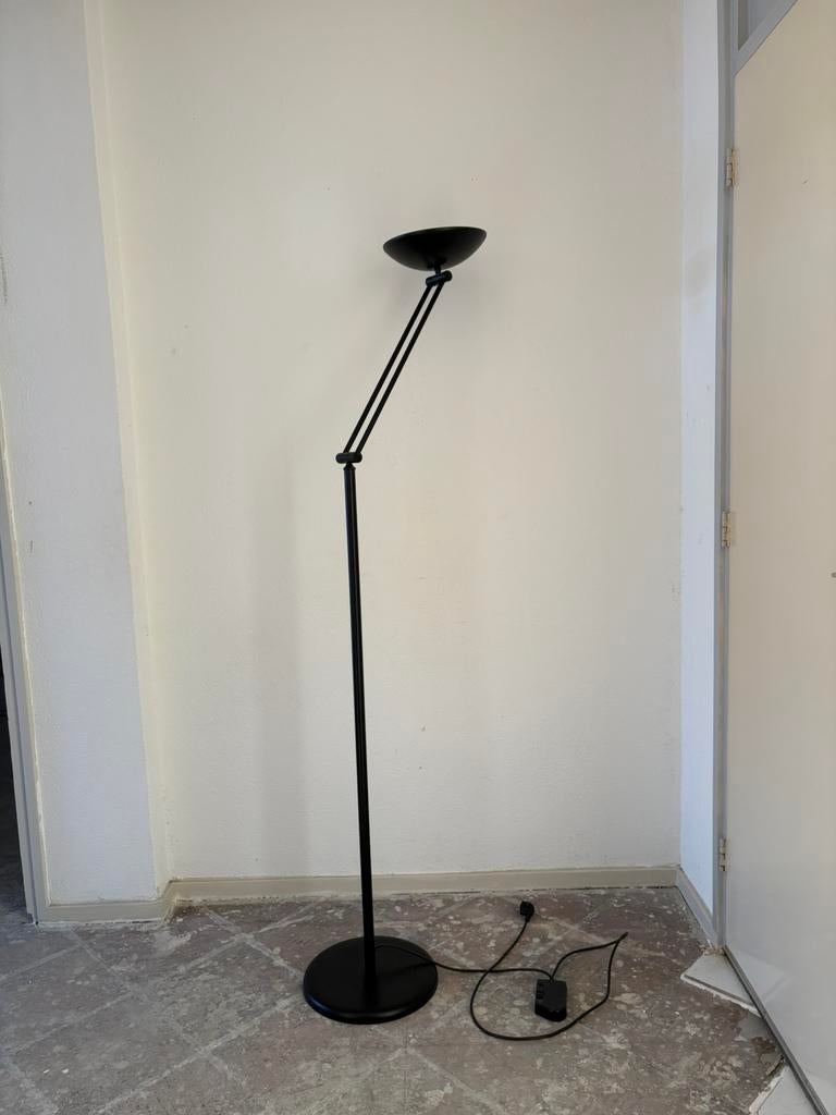 Vintage halogeen lamp, Huis en Inrichting, Lampen | Vloerlampen, Ophalen, Gebruikt, Metaal, 150 tot 200 cm