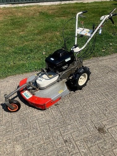 Hoog Grasmaaier Orec OHS 61, Tuin en Terras, Grasmaaiers, Ophalen, Cirkelmaaier, Gebruikt, Benzine-grasmaaier