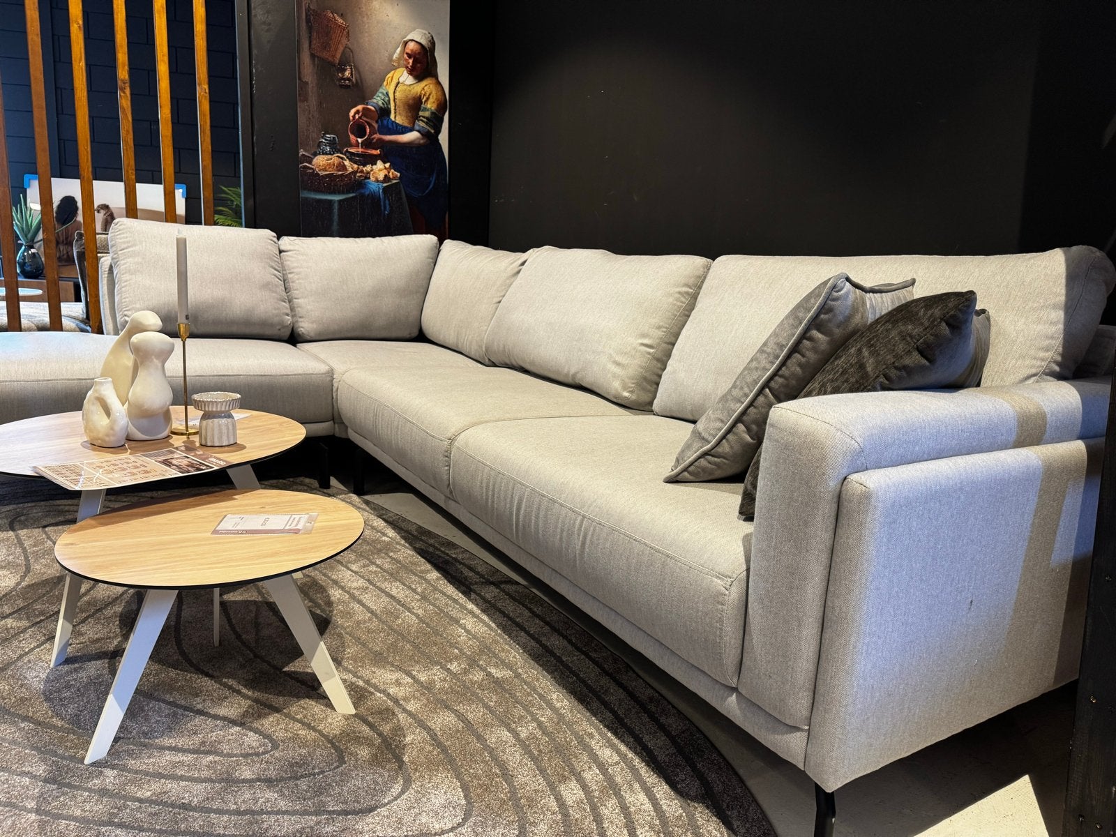 Bank Vigo Urban Sofa - Showmodel Ottomaan 3-zits, Ophalen, 250 tot 300 cm, 100 tot 125 cm, Hoekbank