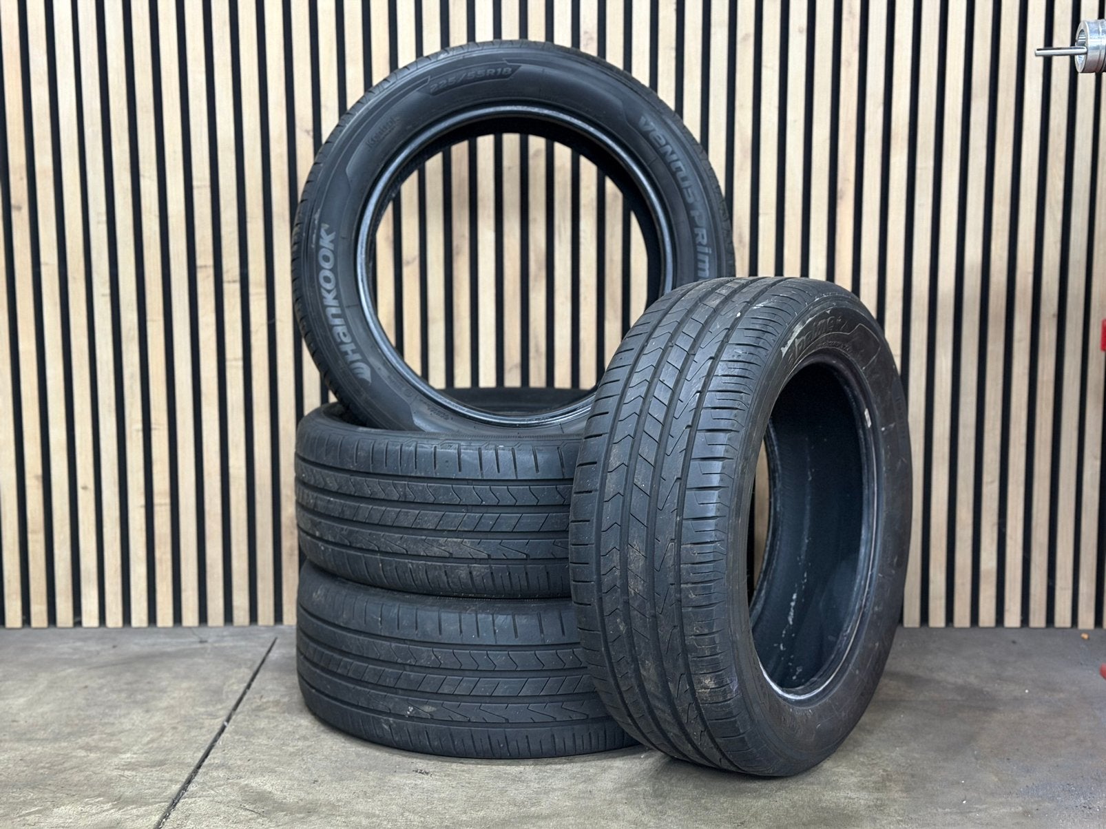 4x 225/55R18 Hankook Zomerbanden 7mm DOT2021 incl. Montage!, Ophalen, 18 inch, Band(en), Zomerbanden