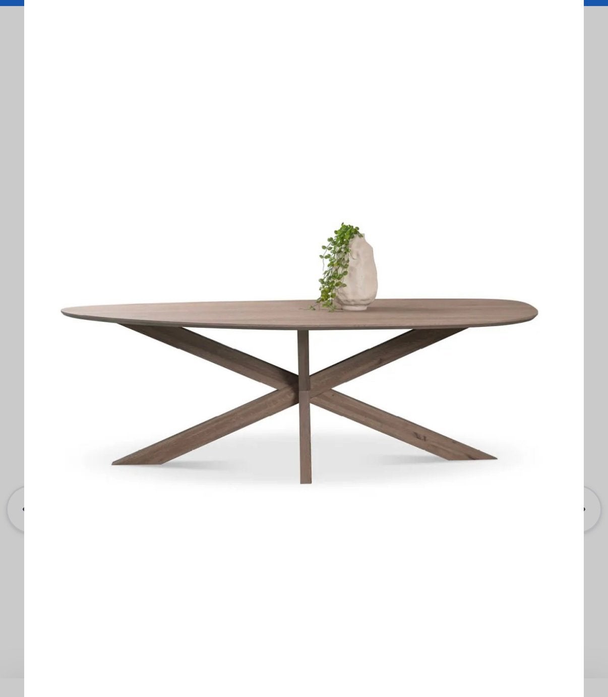 NIEUW! Damian eiken eettafel 240 cm, 100 tot 150 cm, Ophalen of Verzenden, Ovaal, Nieuw