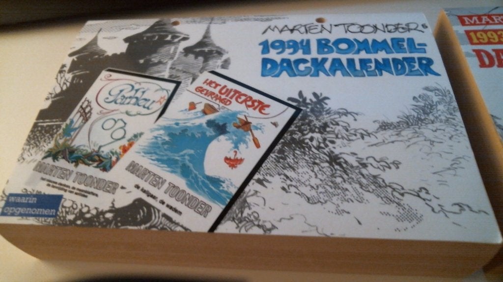 Twee dikke Boeken Bommel Dagkalender 1993 / 1994, Boeken, Stripboeken, Meerdere stripboeken, Ophalen of Verzenden, Zo goed als nieuw