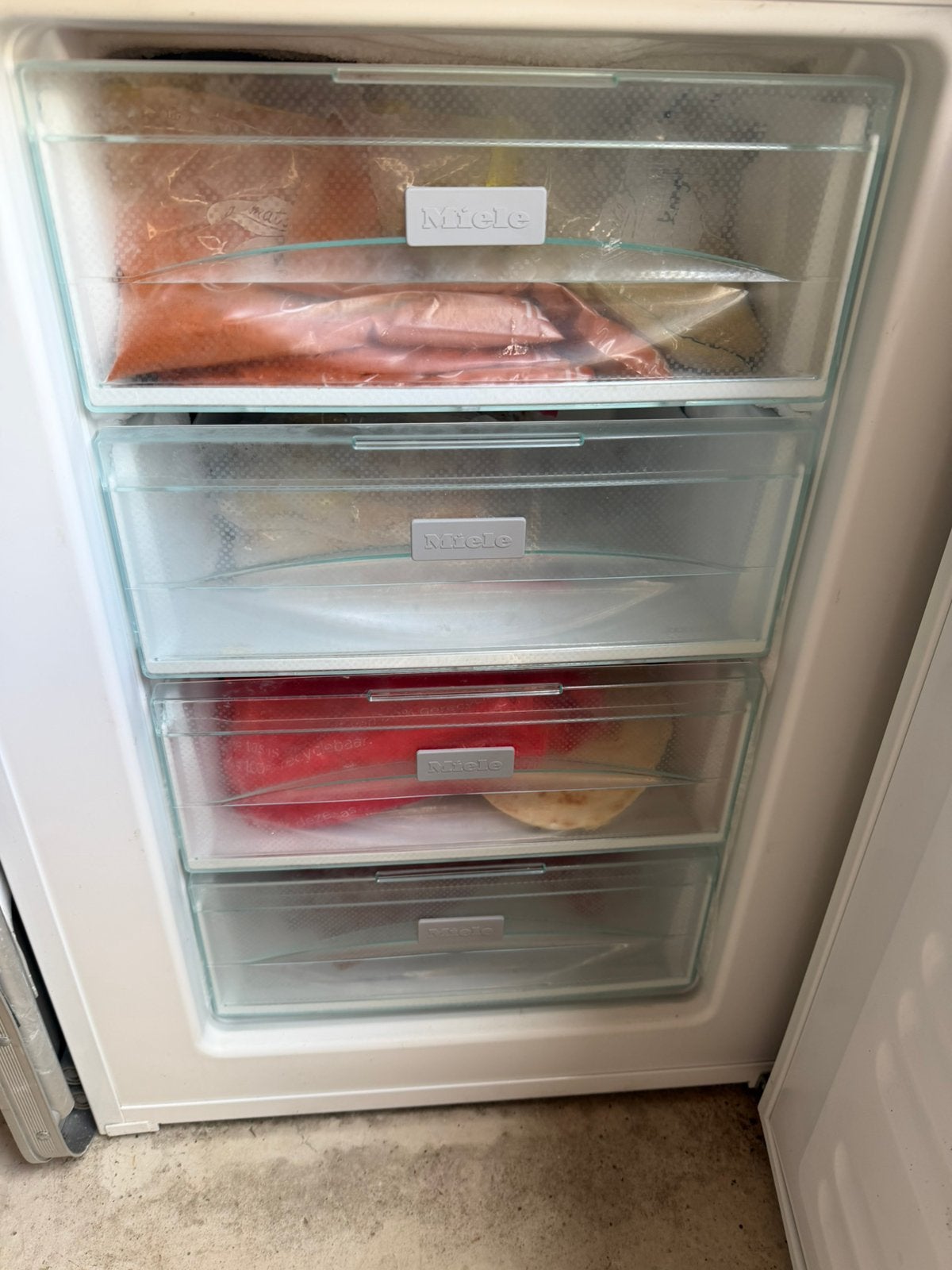 Miele diepvries, Ophalen, Gebruikt, Minder dan 60 cm