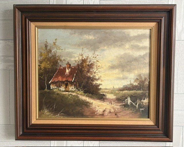 Schilderij, Antiek en Kunst, Kunst | Schilderijen | Klassiek, Ophalen, Nederlandse school, Doek, Landschap