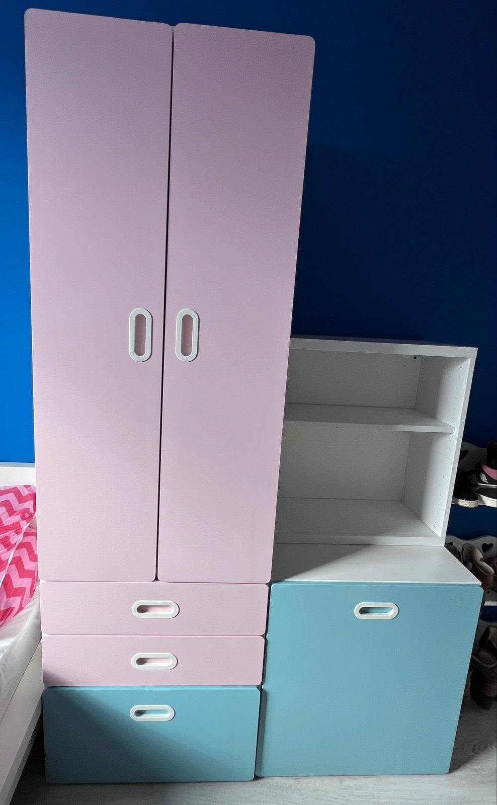 Kledingkast met lades Ikea Smastad, Ophalen, Gebruikt, 50 tot 100 cm, Met lade(s)