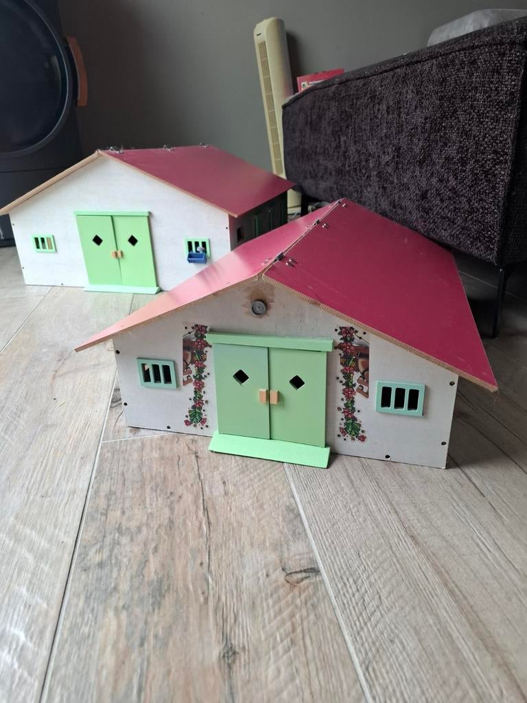 Schleich houten speelgoed schuur/stal voor dieren, Ophalen, Gebruikt, Jongen of Meisje