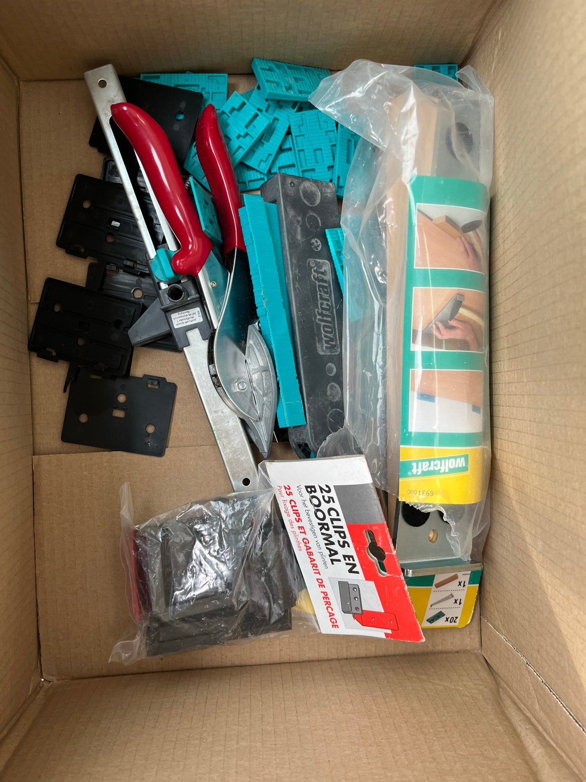 Parket leggen materialen - oa Wolfcraft, Ophalen of Verzenden, Gebruikt, Overige typen, Overige merken