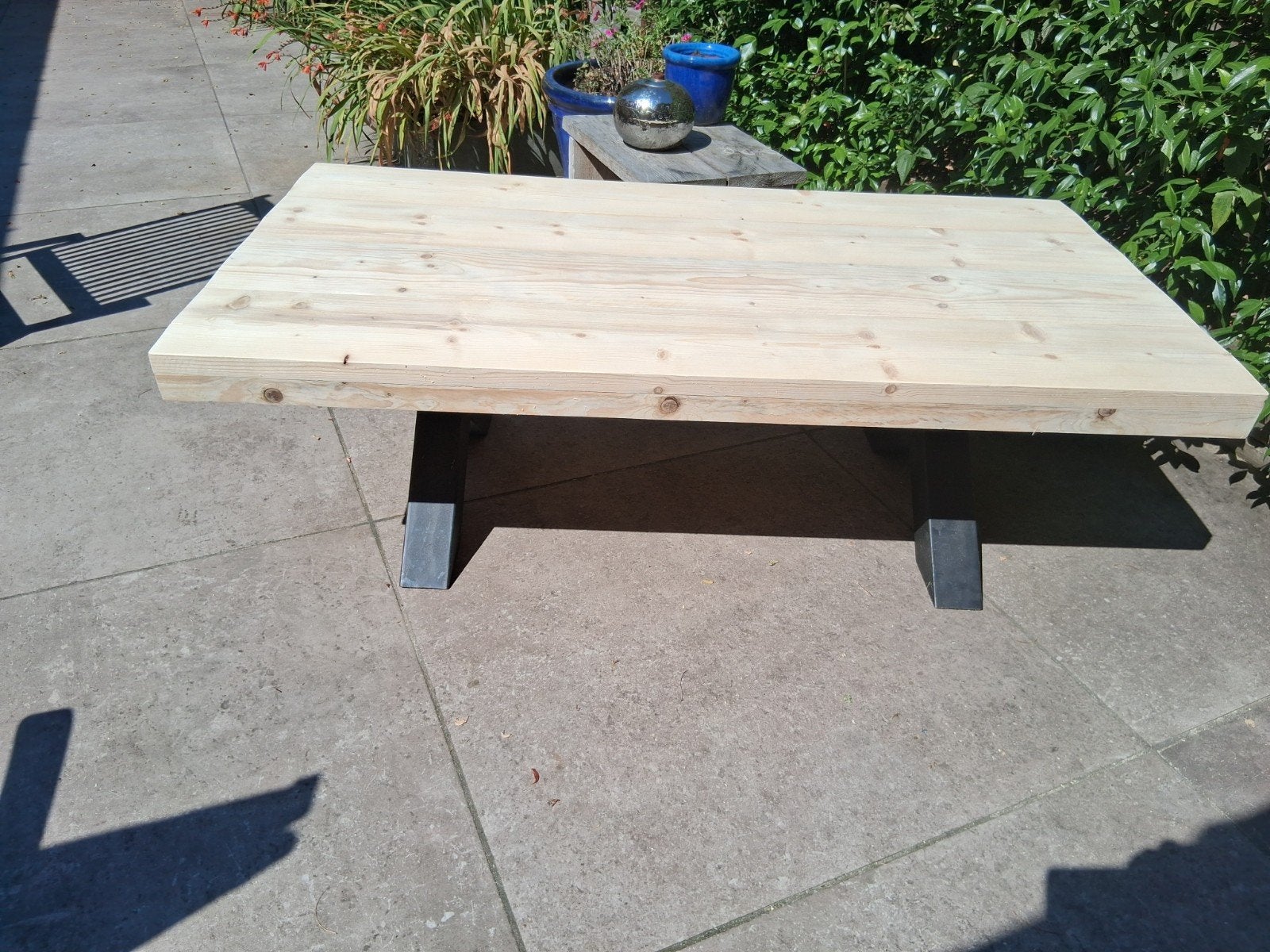 bijzet/salon tafel, Tuin en Terras, Tuintafels, Ophalen, Nieuw, Rechthoekig, Hout