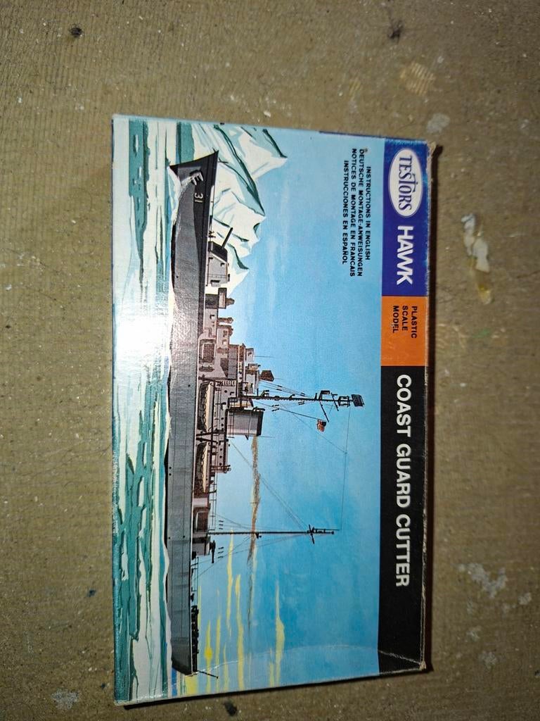 Testors Hawk Coast Guard Cutter 1/600, Verzenden, Gebruikt, 1:200 of kleiner, Overige merken