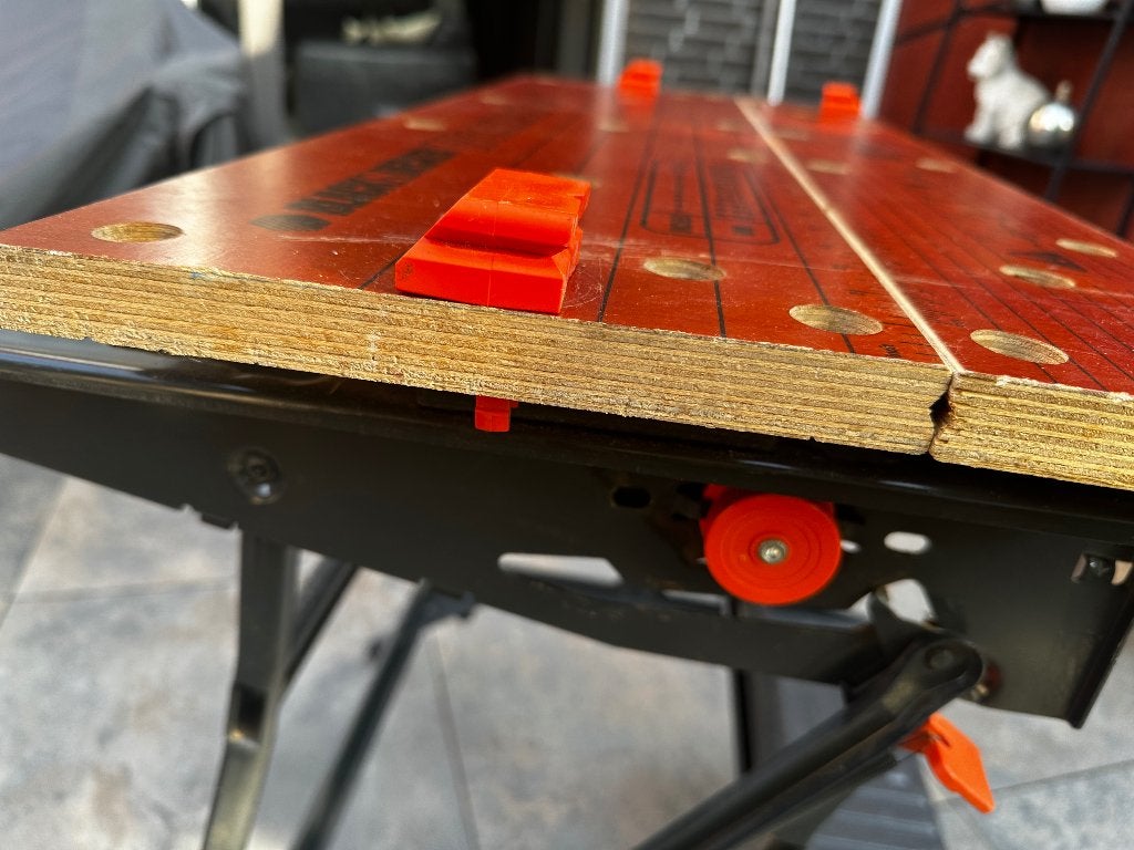 Workmate Black en Decker 800, Doe-het-zelf en Verbouw, Werkbanken, Ophalen, Zo goed als nieuw, 70 tot 120 cm, Bankschroef