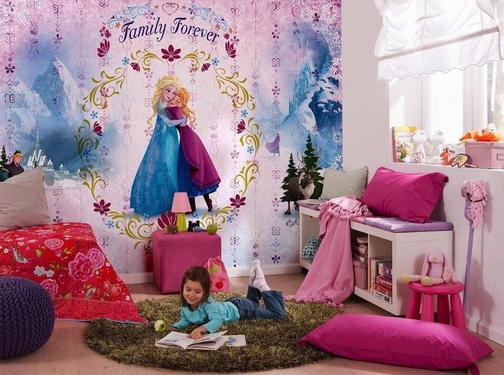 Disney Frozen Vlies Behang - 400x260 cm - Gratis Verzending, Verzenden, 10 tot 25 m², Komar