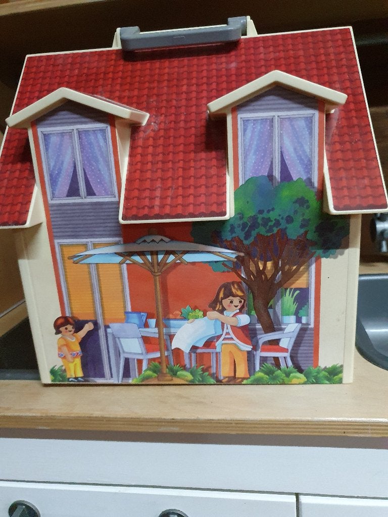 Playmobil uitklapbaar Poppenhuis met inhoud. In perfekte, Ophalen of Verzenden, Zo goed als nieuw, Poppenhuis